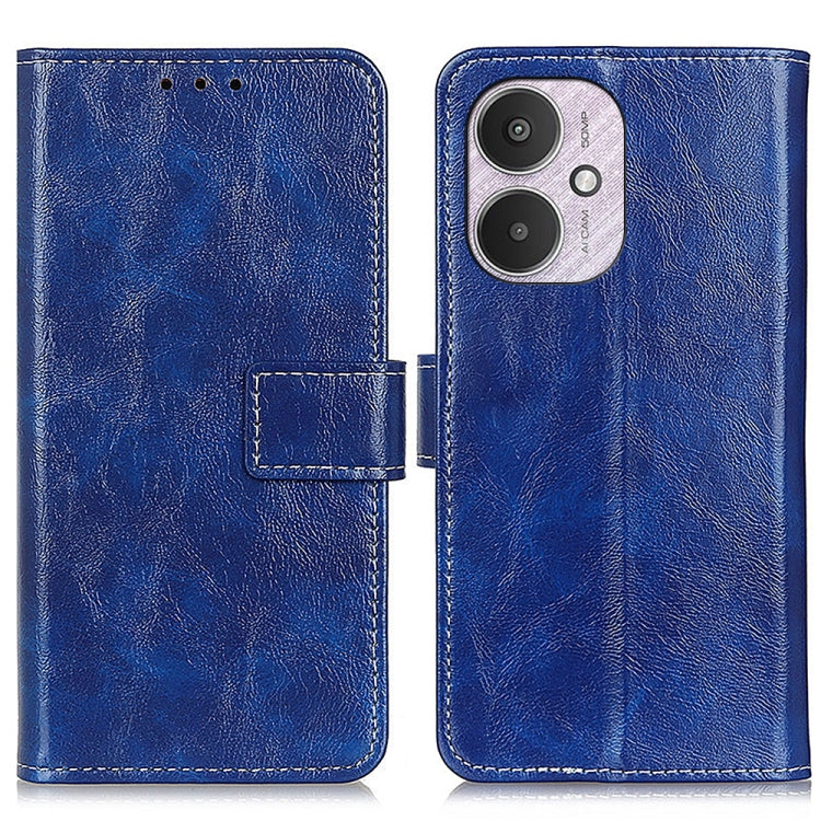 Retro Crazy Horse Texture Leather Phone Case, For Xiaomi Poco F6 / Redmi Turbo 3, For Xiaomi Poco F6 Pro, For Xiaomi Redmi K70 5G / K70 Pro 5G, For Xiaomi Redmi Note 13 Pro 4G/Poco M6 Pro 4G, For Xiaomi Redmi A3, For Xiaomi Redmi 13C                   ...