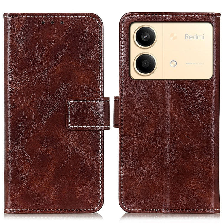 Retro Crazy Horse Texture Leather Phone Case, For Xiaomi Poco F6 / Redmi Turbo 3, For Xiaomi Poco F6 Pro, For Xiaomi Redmi K70 5G / K70 Pro 5G, For Xiaomi Redmi Note 13 Pro 4G/Poco M6 Pro 4G, For Xiaomi Redmi A3, For Xiaomi Redmi 13C                   ...
