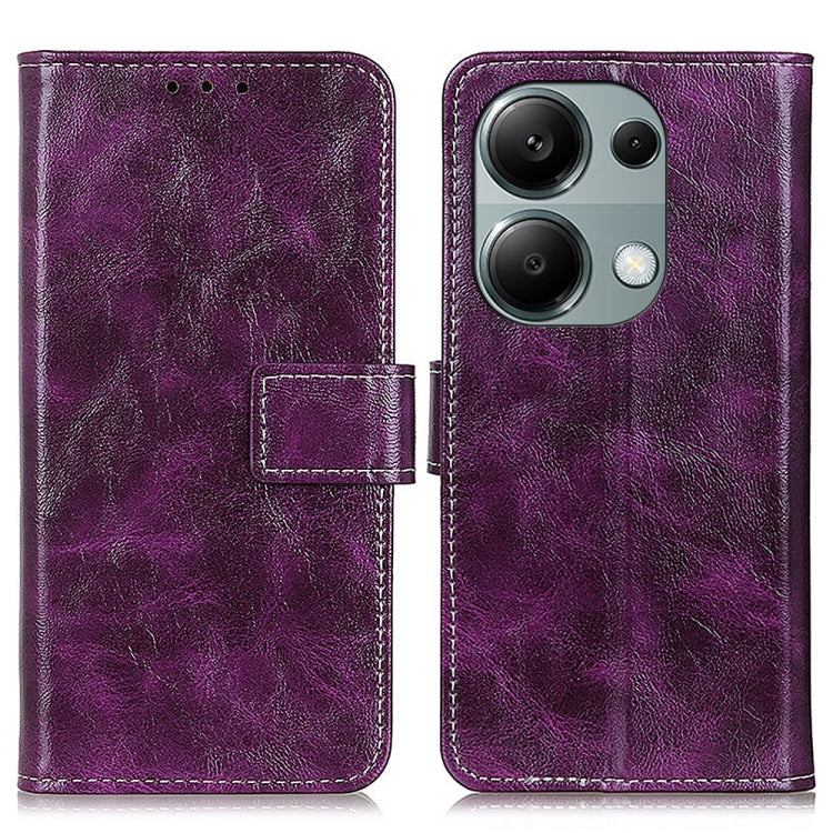 Retro Crazy Horse Texture Leather Phone Case, For Xiaomi Poco F6 / Redmi Turbo 3, For Xiaomi Poco F6 Pro, For Xiaomi Redmi K70 5G / K70 Pro 5G, For Xiaomi Redmi Note 13 Pro 4G/Poco M6 Pro 4G, For Xiaomi Redmi A3, For Xiaomi Redmi 13C                   ...