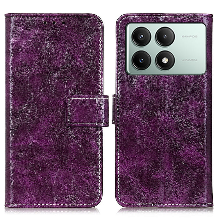 Retro Crazy Horse Texture Leather Phone Case, For Xiaomi Poco F6 / Redmi Turbo 3, For Xiaomi Poco F6 Pro, For Xiaomi Redmi K70 5G / K70 Pro 5G, For Xiaomi Redmi Note 13 Pro 4G/Poco M6 Pro 4G, For Xiaomi Redmi A3, For Xiaomi Redmi 13C                   ...