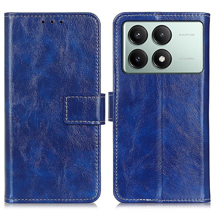 Retro Crazy Horse Texture Leather Phone Case, For Xiaomi Poco F6 / Redmi Turbo 3, For Xiaomi Poco F6 Pro, For Xiaomi Redmi K70 5G / K70 Pro 5G, For Xiaomi Redmi Note 13 Pro 4G/Poco M6 Pro 4G, For Xiaomi Redmi A3, For Xiaomi Redmi 13C                   ...