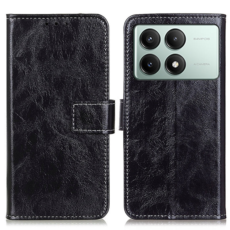 Retro Crazy Horse Texture Leather Phone Case, For Xiaomi Poco F6 / Redmi Turbo 3, For Xiaomi Poco F6 Pro, For Xiaomi Redmi K70 5G / K70 Pro 5G, For Xiaomi Redmi Note 13 Pro 4G/Poco M6 Pro 4G, For Xiaomi Redmi A3, For Xiaomi Redmi 13C                   ...