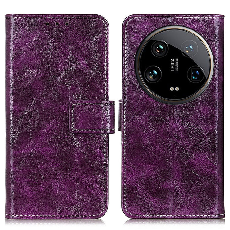 Retro Crazy Horse Texture Leather Phone Case, For Xiaomi Redmi Note 13 Pro 5G/Poco X6, For Xiaomi 14 Ultra, For Xiaomi 14 Pro, For Xiaomi 14, For Xiaomi Redmi Note 13 5G Global, For Xiaomi Redmi Note 13 Pro+, For Xiaomi 13T 5G / Redmi K60 Ultra 5G     ...