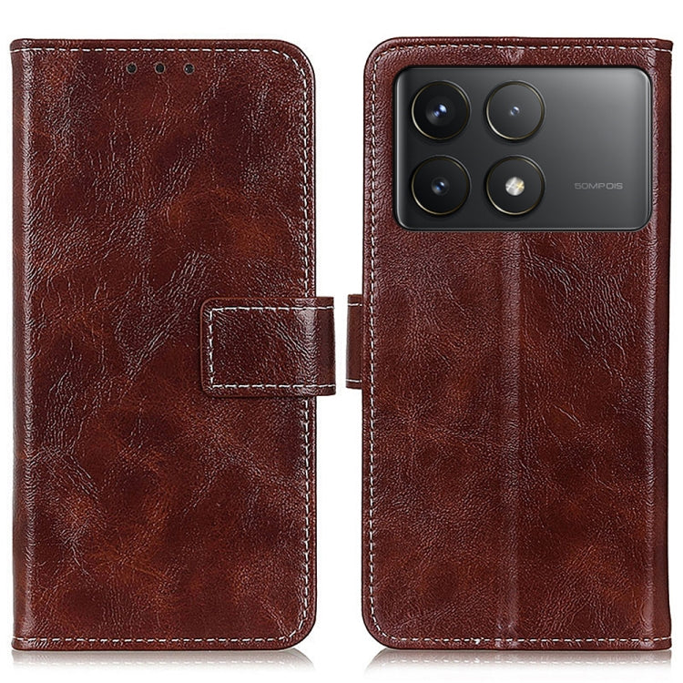 Retro Crazy Horse Texture Leather Phone Case, For Xiaomi Poco F6 / Redmi Turbo 3, For Xiaomi Poco F6 Pro, For Xiaomi Redmi K70 5G / K70 Pro 5G, For Xiaomi Redmi Note 13 Pro 4G/Poco M6 Pro 4G, For Xiaomi Redmi A3, For Xiaomi Redmi 13C                   ...