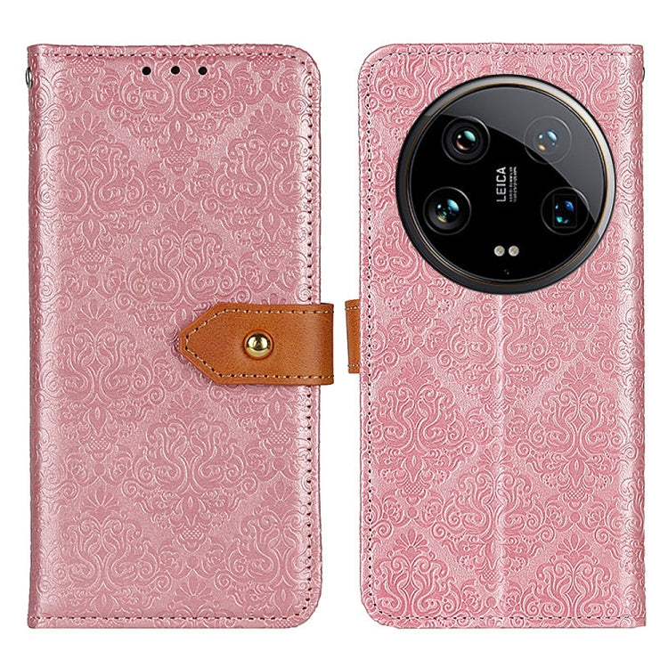 European Floral Embossed Leather Phone Case, For Xiaomi Poco F6 / Redmi Turbo 3, For Xiaomi Poco F6 Pro, For Xiaomi Redmi K70 5G / K70 Pro 5G, For Xiaomi Redmi Note 13 Pro 4G/Poco M6 Pro 4G, For Xiaomi Redmi A3, For Xiaomi Redmi 13C                    ...
