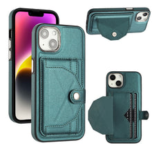 Load image into Gallery viewer, Shockproof Leather Phone Case with Card Holder, For iPhone 15 Pro Max, For iPhone 14, For iPhone 14 Plus, For iPhone 15 Pro, For iPhone 15 Plus, For iPhone 14 Pro, For iPhone 14 Pro Max, For iPhone 15