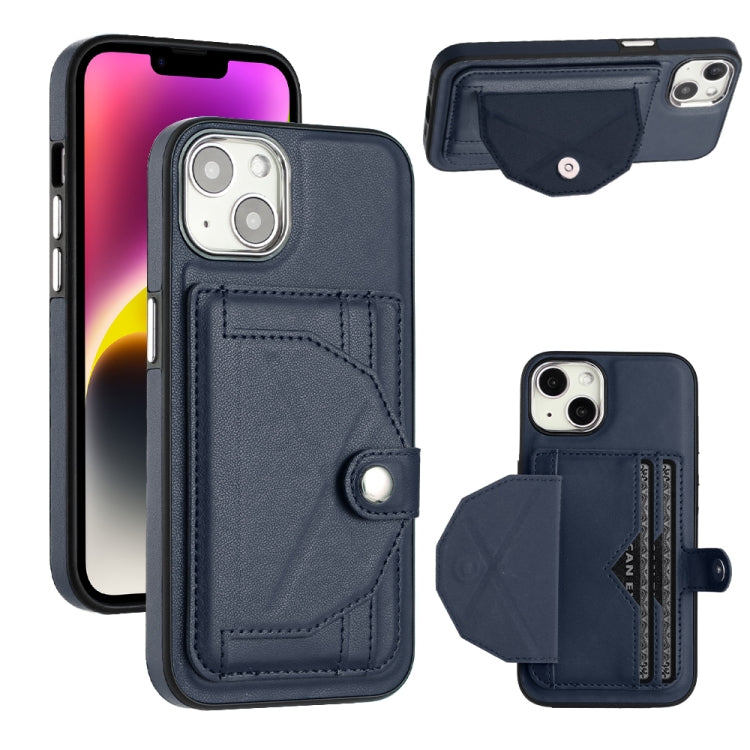 Shockproof Leather Phone Case with Card Holder, For iPhone 15 Pro Max, For iPhone 14, For iPhone 14 Plus, For iPhone 15 Pro, For iPhone 15 Plus, For iPhone 14 Pro, For iPhone 14 Pro Max, For iPhone 15