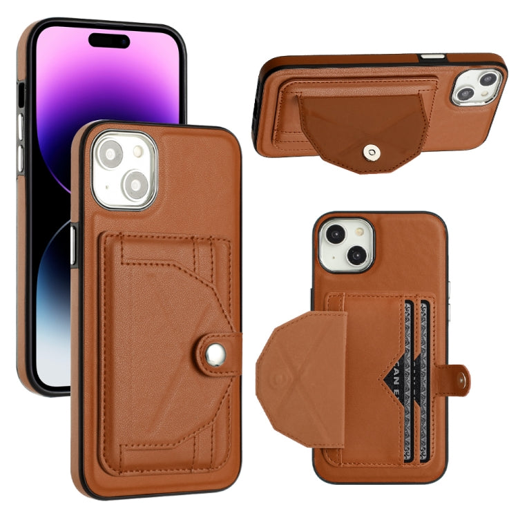 Shockproof Leather Phone Case with Card Holder, For iPhone 15 Pro Max, For iPhone 14, For iPhone 14 Plus, For iPhone 15 Pro, For iPhone 15 Plus, For iPhone 14 Pro, For iPhone 14 Pro Max, For iPhone 15