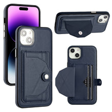 Load image into Gallery viewer, Shockproof Leather Phone Case with Card Holder, For iPhone 15 Pro Max, For iPhone 14, For iPhone 14 Plus, For iPhone 15 Pro, For iPhone 15 Plus, For iPhone 14 Pro, For iPhone 14 Pro Max, For iPhone 15