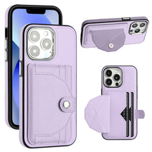 Load image into Gallery viewer, Shockproof Leather Phone Case with Card Holder, For iPhone 15 Pro Max, For iPhone 14, For iPhone 14 Plus, For iPhone 15 Pro, For iPhone 15 Plus, For iPhone 14 Pro, For iPhone 14 Pro Max, For iPhone 15