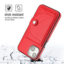 Load image into Gallery viewer, Shockproof Leather Phone Case with Card Holder, For iPhone 13, For iPhone 13 Pro, For iPhone 13 Pro Max, For iPhone 12 / 12 Pro, For iPhone 12 Pro Max, For iPhone 11, For iPhone 11 Pro, For iPhone 11 Pro Max