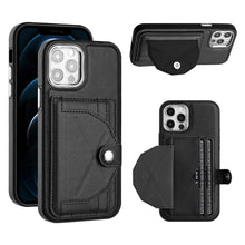 Load image into Gallery viewer, Shockproof Leather Phone Case with Card Holder, For iPhone 13, For iPhone 13 Pro, For iPhone 13 Pro Max, For iPhone 12 / 12 Pro, For iPhone 12 Pro Max, For iPhone 11, For iPhone 11 Pro, For iPhone 11 Pro Max