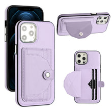 Load image into Gallery viewer, Shockproof Leather Phone Case with Card Holder, For iPhone 13, For iPhone 13 Pro, For iPhone 13 Pro Max, For iPhone 12 / 12 Pro, For iPhone 12 Pro Max, For iPhone 11, For iPhone 11 Pro, For iPhone 11 Pro Max