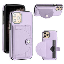 Load image into Gallery viewer, Shockproof Leather Phone Case with Card Holder, For iPhone 13, For iPhone 13 Pro, For iPhone 13 Pro Max, For iPhone 12 / 12 Pro, For iPhone 12 Pro Max, For iPhone 11, For iPhone 11 Pro, For iPhone 11 Pro Max
