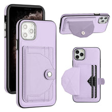 Load image into Gallery viewer, Shockproof Leather Phone Case with Card Holder, For iPhone 13, For iPhone 13 Pro, For iPhone 13 Pro Max, For iPhone 12 / 12 Pro, For iPhone 12 Pro Max, For iPhone 11, For iPhone 11 Pro, For iPhone 11 Pro Max