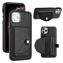 Load image into Gallery viewer, Shockproof Leather Phone Case with Card Holder, For iPhone 13, For iPhone 13 Pro, For iPhone 13 Pro Max, For iPhone 12 / 12 Pro, For iPhone 12 Pro Max, For iPhone 11, For iPhone 11 Pro, For iPhone 11 Pro Max