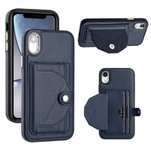 Load image into Gallery viewer, Shockproof Leather Phone Case with Card Holder, For iPhone XS Max, For iPhone XR, For iPhone X / XS, For iPhone SE 2022/SE 2020/6/7/8, For iPhone 6 Plus/7 Plus/8 Plus