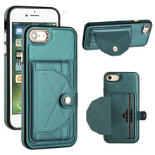 Load image into Gallery viewer, Shockproof Leather Phone Case with Card Holder, For iPhone XS Max, For iPhone XR, For iPhone X / XS, For iPhone SE 2022/SE 2020/6/7/8, For iPhone 6 Plus/7 Plus/8 Plus