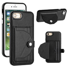 Load image into Gallery viewer, Shockproof Leather Phone Case with Card Holder, For iPhone XS Max, For iPhone XR, For iPhone X / XS, For iPhone SE 2022/SE 2020/6/7/8, For iPhone 6 Plus/7 Plus/8 Plus