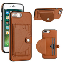 Load image into Gallery viewer, Shockproof Leather Phone Case with Card Holder, For iPhone XS Max, For iPhone XR, For iPhone X / XS, For iPhone SE 2022/SE 2020/6/7/8, For iPhone 6 Plus/7 Plus/8 Plus