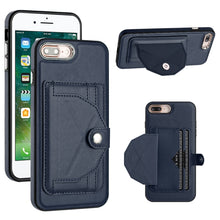 Load image into Gallery viewer, Shockproof Leather Phone Case with Card Holder, For iPhone XS Max, For iPhone XR, For iPhone X / XS, For iPhone SE 2022/SE 2020/6/7/8, For iPhone 6 Plus/7 Plus/8 Plus