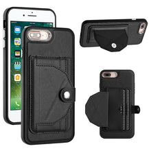 Load image into Gallery viewer, Shockproof Leather Phone Case with Card Holder, For iPhone XS Max, For iPhone XR, For iPhone X / XS, For iPhone SE 2022/SE 2020/6/7/8, For iPhone 6 Plus/7 Plus/8 Plus