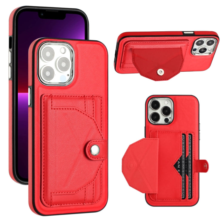 Shockproof Leather Phone Case with Card Holder, For iPhone 15 Pro Max, For iPhone 14, For iPhone 14 Plus, For iPhone 15 Pro, For iPhone 15 Plus, For iPhone 14 Pro, For iPhone 14 Pro Max, For iPhone 15