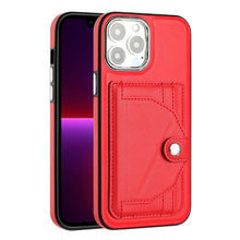Load image into Gallery viewer, Shockproof Leather Phone Case with Card Holder, For iPhone 15 Pro Max, For iPhone 14, For iPhone 14 Plus, For iPhone 15 Pro, For iPhone 15 Plus, For iPhone 14 Pro, For iPhone 14 Pro Max, For iPhone 15
