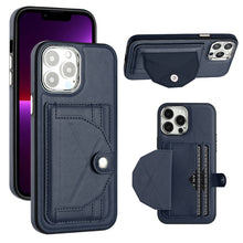 Load image into Gallery viewer, Shockproof Leather Phone Case with Card Holder, For iPhone 15 Pro Max, For iPhone 14, For iPhone 14 Plus, For iPhone 15 Pro, For iPhone 15 Plus, For iPhone 14 Pro, For iPhone 14 Pro Max, For iPhone 15