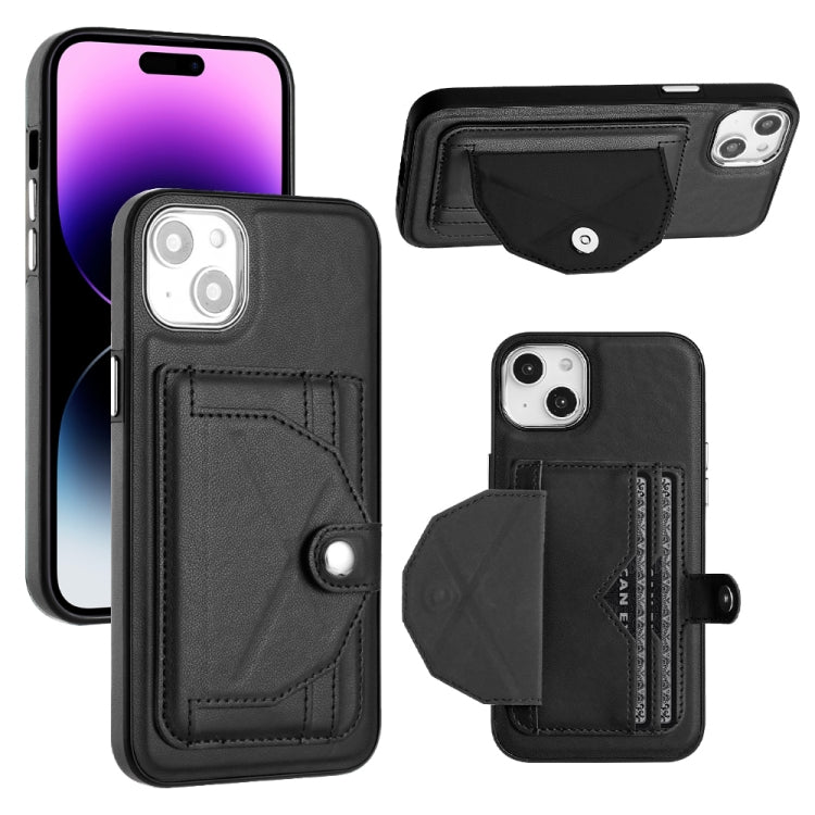 Shockproof Leather Phone Case with Card Holder, For iPhone 15 Pro Max, For iPhone 14, For iPhone 14 Plus, For iPhone 15 Pro, For iPhone 15 Plus, For iPhone 14 Pro, For iPhone 14 Pro Max, For iPhone 15