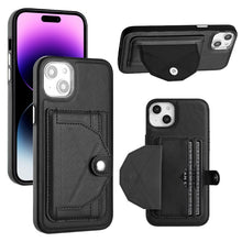 Load image into Gallery viewer, Shockproof Leather Phone Case with Card Holder, For iPhone 15 Pro Max, For iPhone 14, For iPhone 14 Plus, For iPhone 15 Pro, For iPhone 15 Plus, For iPhone 14 Pro, For iPhone 14 Pro Max, For iPhone 15