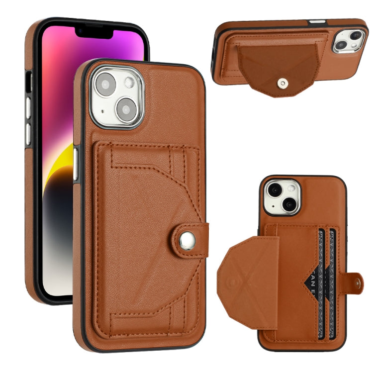 Shockproof Leather Phone Case with Card Holder, For iPhone 15 Pro Max, For iPhone 14, For iPhone 14 Plus, For iPhone 15 Pro, For iPhone 15 Plus, For iPhone 14 Pro, For iPhone 14 Pro Max, For iPhone 15