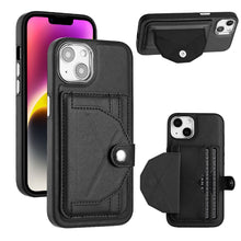 Load image into Gallery viewer, Shockproof Leather Phone Case with Card Holder, For iPhone 15 Pro Max, For iPhone 14, For iPhone 14 Plus, For iPhone 15 Pro, For iPhone 15 Plus, For iPhone 14 Pro, For iPhone 14 Pro Max, For iPhone 15