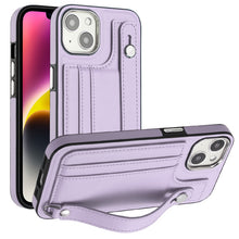 Load image into Gallery viewer, Shockproof Leather Phone Case with Wrist Strap, For iPhone 13, For iPhone 13 Pro, For iPhone 13 Pro Max, For iPhone 12 / 12 Pro, For iPhone 12 Pro Max, For iPhone 11, For iPhone 11 Pro, For iPhone 11 Pro Max