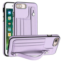 Load image into Gallery viewer, Shockproof Leather Phone Case with Wrist Strap, For iPhone XS Max, For iPhone XR, For iPhone X / XS, For iPhone SE 2022/SE 2020/6/7/8, For iPhone 6 Plus/7 Plus/8 Plus