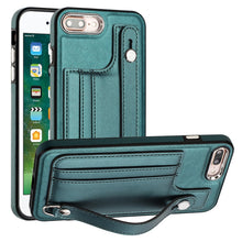 Load image into Gallery viewer, Shockproof Leather Phone Case with Wrist Strap, For iPhone XS Max, For iPhone XR, For iPhone X / XS, For iPhone SE 2022/SE 2020/6/7/8, For iPhone 6 Plus/7 Plus/8 Plus
