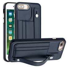 Load image into Gallery viewer, Shockproof Leather Phone Case with Wrist Strap, For iPhone XS Max, For iPhone XR, For iPhone X / XS, For iPhone SE 2022/SE 2020/6/7/8, For iPhone 6 Plus/7 Plus/8 Plus