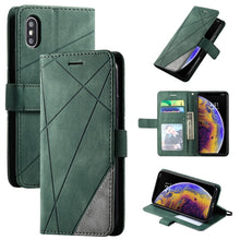 Load image into Gallery viewer, Skin Feel Splicing Horizontal Flip Leather Case with Holder &amp; Card Slots &amp; Wallet &amp; Photo Frame, For iPhone XS / X, For iPhone 11, For iPhone 11 Pro, For iPhone 11 Pro Max, For iPhone SE 2022 / SE 2020 / 8 / 7, For Xiaomi Redmi Note 8                  ...