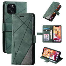 Load image into Gallery viewer, Skin Feel Splicing Horizontal Flip Leather Case with Holder &amp; Card Slots &amp; Wallet &amp; Photo Frame, For iPhone XS / X, For iPhone 11, For iPhone 11 Pro, For iPhone 11 Pro Max, For iPhone SE 2022 / SE 2020 / 8 / 7, For Xiaomi Redmi Note 8                  ...