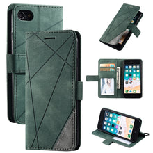 Load image into Gallery viewer, Skin Feel Splicing Horizontal Flip Leather Case with Holder &amp; Card Slots &amp; Wallet &amp; Photo Frame, For iPhone XS / X, For iPhone 11, For iPhone 11 Pro, For iPhone 11 Pro Max, For iPhone SE 2022 / SE 2020 / 8 / 7, For Xiaomi Redmi Note 8                  ...