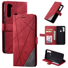 Load image into Gallery viewer, Skin Feel Splicing Horizontal Flip Leather Case with Holder &amp; Card Slots &amp; Wallet &amp; Photo Frame, For iPhone XS / X, For iPhone 11, For iPhone 11 Pro, For iPhone 11 Pro Max, For iPhone SE 2022 / SE 2020 / 8 / 7, For Xiaomi Redmi Note 8                  ...