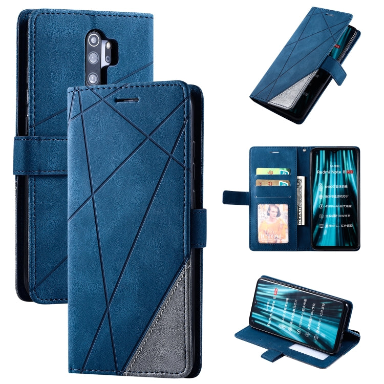 Skin Feel Splicing Horizontal Flip Leather Case with Holder & Card Slots & Wallet & Photo Frame, For iPhone XS / X, For iPhone 11, For iPhone 11 Pro, For iPhone 11 Pro Max, For iPhone SE 2022 / SE 2020 / 8 / 7, For Xiaomi Redmi Note 8                  ...