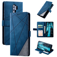 Load image into Gallery viewer, Skin Feel Splicing Horizontal Flip Leather Case with Holder &amp; Card Slots &amp; Wallet &amp; Photo Frame, For iPhone XS / X, For iPhone 11, For iPhone 11 Pro, For iPhone 11 Pro Max, For iPhone SE 2022 / SE 2020 / 8 / 7, For Xiaomi Redmi Note 8                  ...