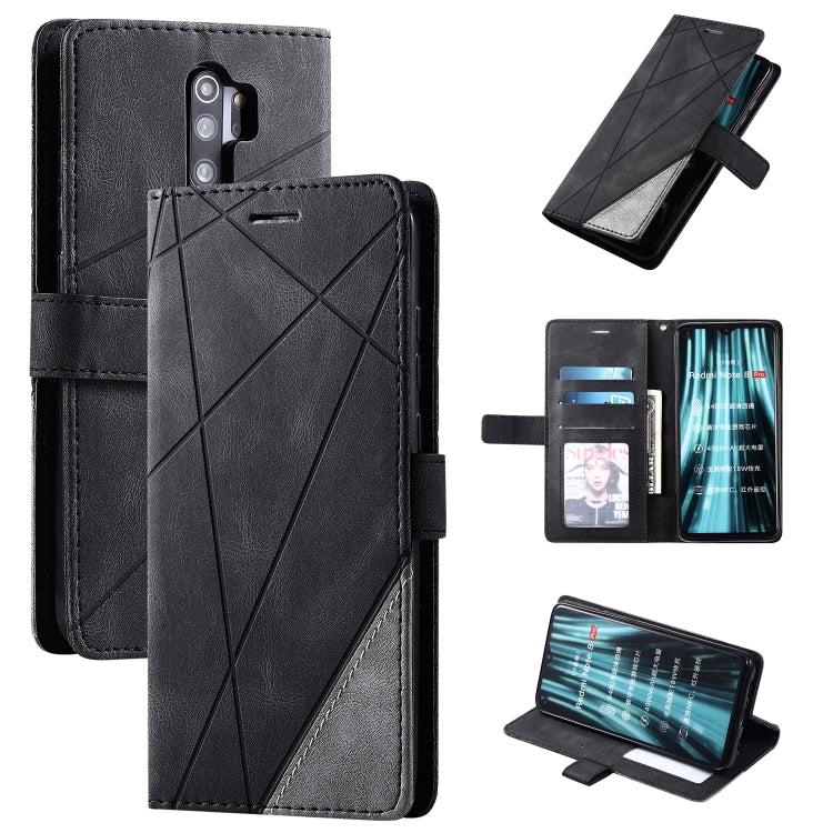 Skin Feel Splicing Horizontal Flip Leather Case with Holder & Card Slots & Wallet & Photo Frame, For iPhone XS / X, For iPhone 11, For iPhone 11 Pro, For iPhone 11 Pro Max, For iPhone SE 2022 / SE 2020 / 8 / 7, For Xiaomi Redmi Note 8                  ...
