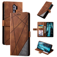 Load image into Gallery viewer, Skin Feel Splicing Horizontal Flip Leather Case with Holder &amp; Card Slots &amp; Wallet &amp; Photo Frame, For iPhone XS / X, For iPhone 11, For iPhone 11 Pro, For iPhone 11 Pro Max, For iPhone SE 2022 / SE 2020 / 8 / 7, For Xiaomi Redmi Note 8                  ...