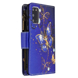 Colored Drawing Pattern Zipper Horizontal Flip Leather Case with Holder & Card Slots & Wallet, For Samsung Galaxy S20, For Samsung Galaxy S20+, For Samsung Galaxy Galaxy S20 Ultra