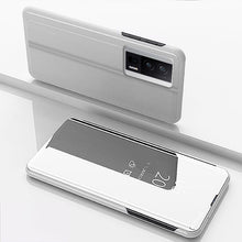 Load image into Gallery viewer, Plated Mirror Kickstand Flip Leather Phone Case, For Xiaomi Poco F5, For Xiaomi Poco F5 Pro