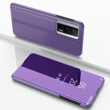 Load image into Gallery viewer, Plated Mirror Kickstand Flip Leather Phone Case, For Xiaomi Poco F5, For Xiaomi Poco F5 Pro