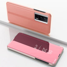 Load image into Gallery viewer, Plated Mirror Kickstand Flip Leather Phone Case, For Xiaomi Poco F5, For Xiaomi Poco F5 Pro