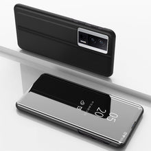 Load image into Gallery viewer, Plated Mirror Kickstand Flip Leather Phone Case, For Xiaomi Poco F5, For Xiaomi Poco F5 Pro